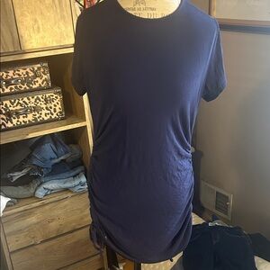 Navy Blue Women's mini Dress - Large